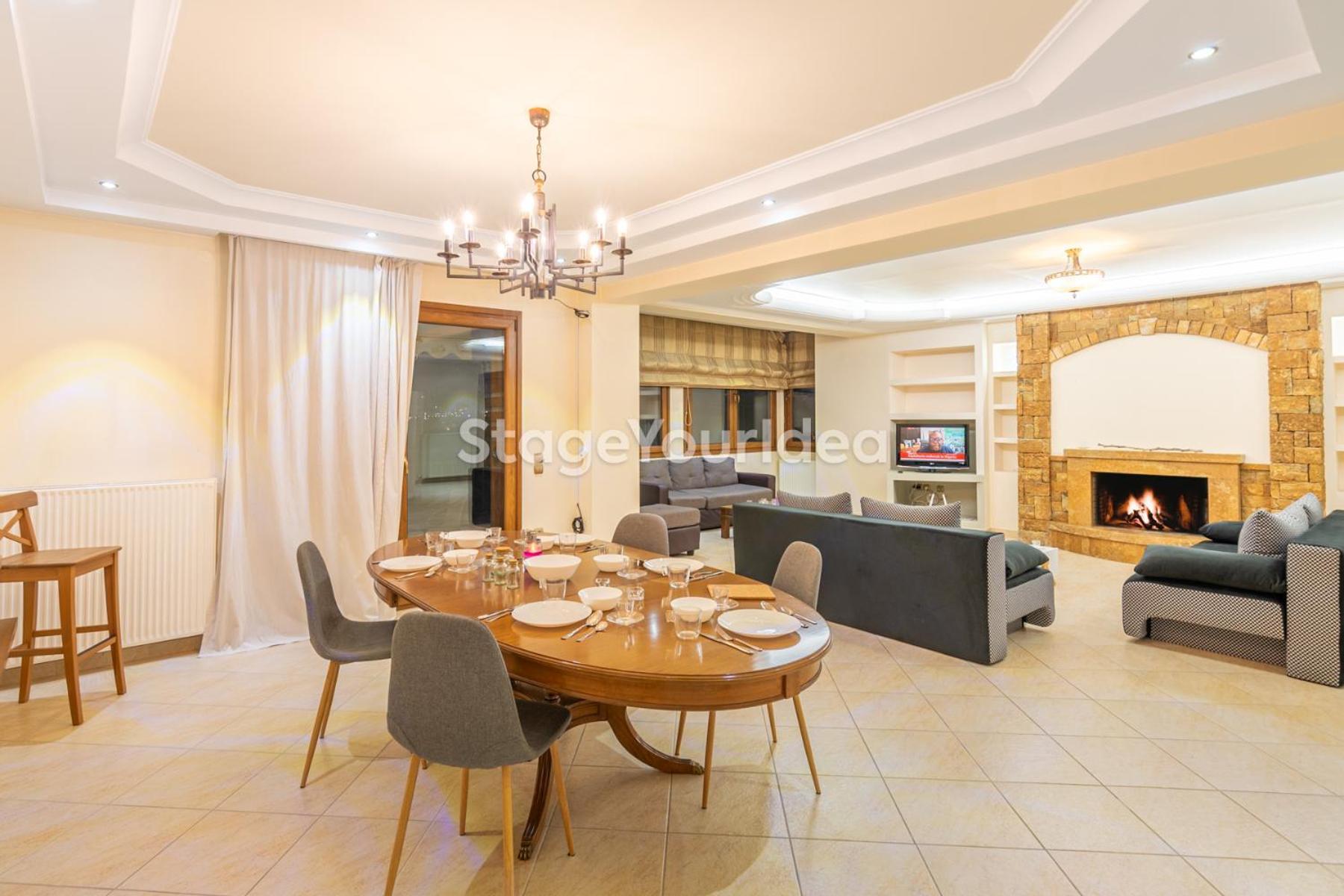 Luxury Appartment, Only 7 Minutes From Thessaloniki Airport And 15 Minutes From City Center ,For 8-23 People Also For Gatherings And Parties Neon Rysion Εξωτερικό φωτογραφία
