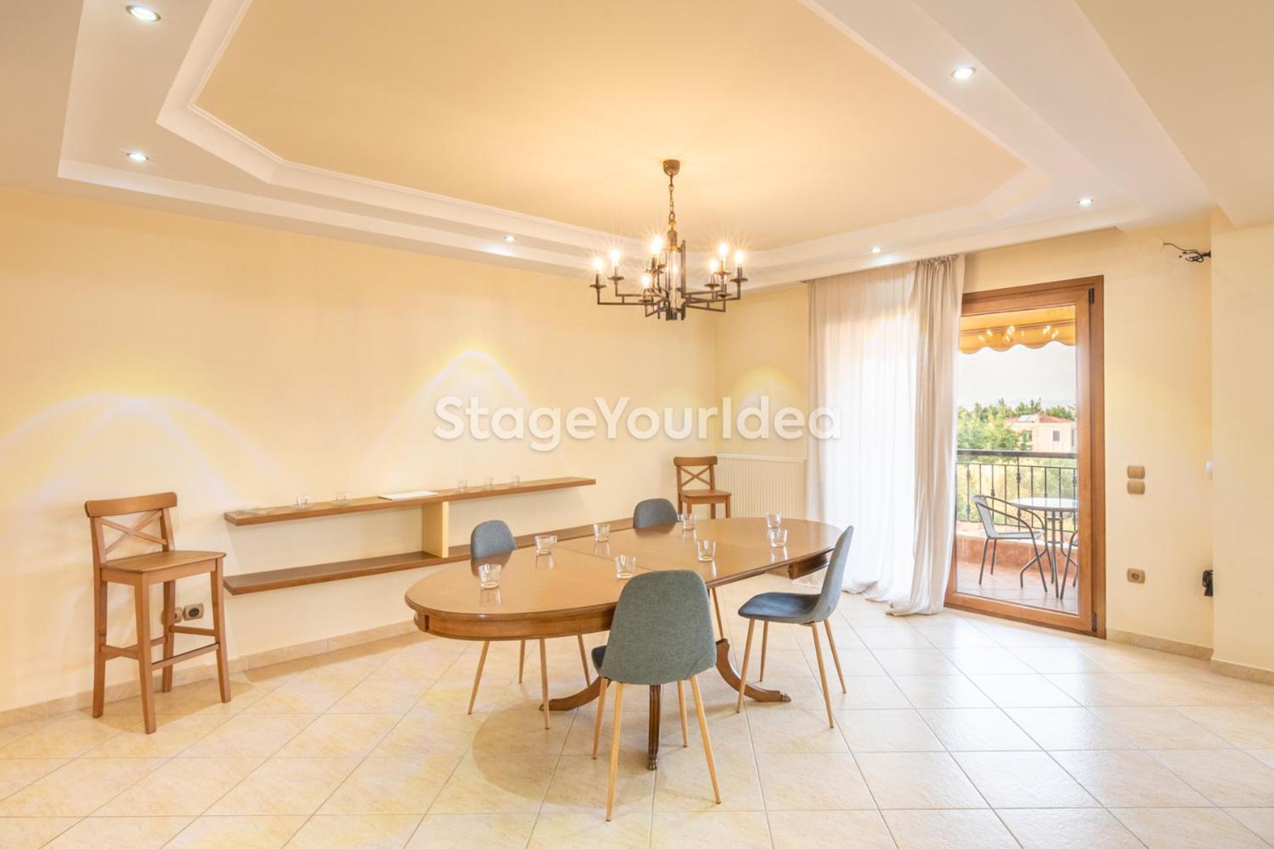Luxury Appartment, Only 7 Minutes From Thessaloniki Airport And 15 Minutes From City Center ,For 8-23 People Also For Gatherings And Parties Neon Rysion Εξωτερικό φωτογραφία