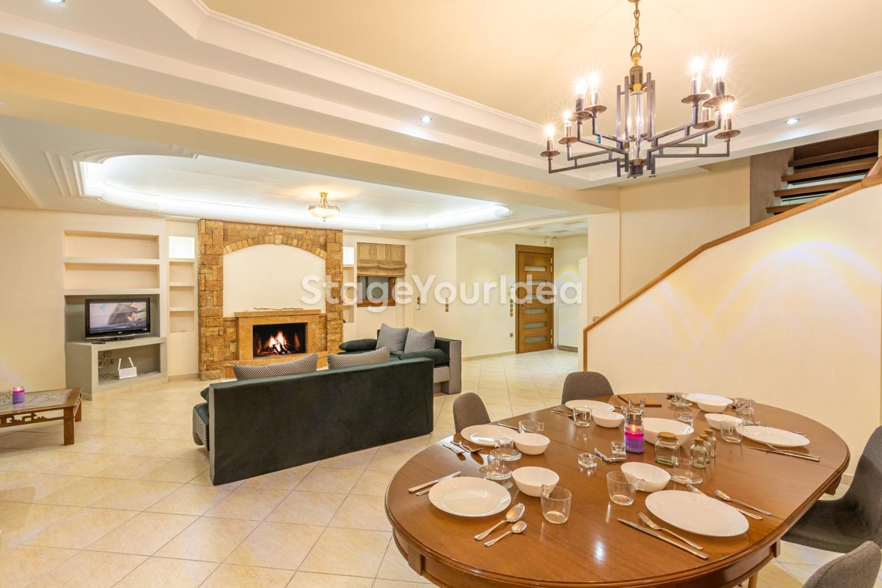 Luxury Appartment, Only 7 Minutes From Thessaloniki Airport And 15 Minutes From City Center ,For 8-23 People Also For Gatherings And Parties Neon Rysion Εξωτερικό φωτογραφία